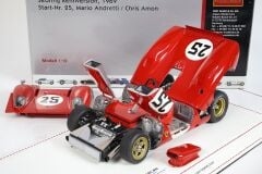 1/18 CMC - FERRARI - 312P 3.0L SPIDER N 25 2nd (WINNER CLASS) 12h SEBRING 1969 M.ANDRETTI - C.AMON