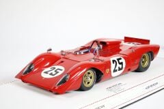 1/18 CMC - FERRARI - 312P 3.0L SPIDER N 25 2nd (WINNER CLASS) 12h SEBRING 1969 M.ANDRETTI - C.AMON
