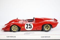 1/18 CMC - FERRARI - 312P 3.0L SPIDER N 25 2nd (WINNER CLASS) 12h SEBRING 1969 M.ANDRETTI - C.AMON