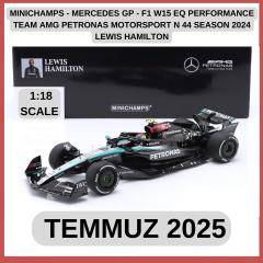 MINICHAMPS - MERCEDES GP - F1 W15 EQ PERFORMANCE TEAM AMG PETRONAS MOTORSPORT N 44 SEASON 2024 LEWIS HAMILTON
