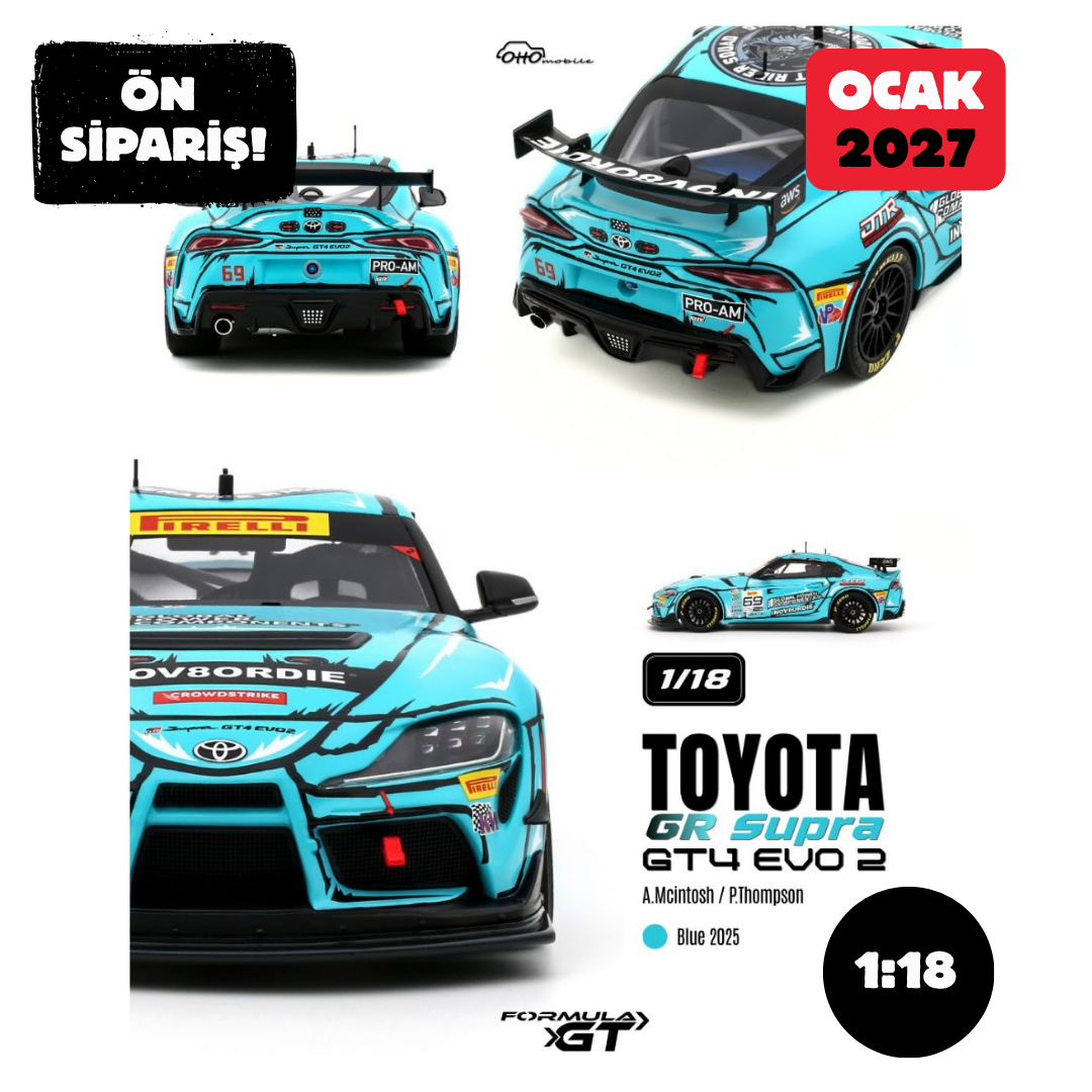 Ön Sipariş - 1/18 OTTO Toyota GR Supra GT4 EVO2 - OT1283