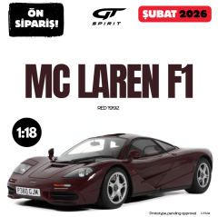 Ön Sipariş - 1/18 GT-SPIRIT - McLAREN - F-1 ROAD CAR 1993 - GT534