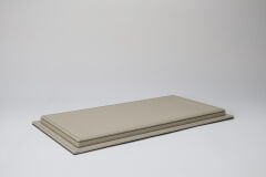 LYRD BOX - 1:18 ÖLÇEK - BEIGE SERGİLEME STANDI - (GRİ DİKİŞ) LY150