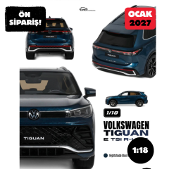 Ön Sipariş - 1/18 OTTO VOLKSWAGEN - TIGUAN E TSI R-LINE 2024 - Nightshade Blue - OT1390