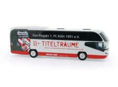 1/87 Neoplan Cityliner Schilling Reisen *Fanbus 1. FC Koln*, white/red