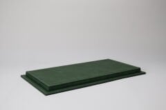 LYRD BOX - 1:18 ÖLÇEK - BULUT ZÜMRÜT YEŞİLİ SERGİLEME STANDI - (BEYAZ DİKİŞ) LY151