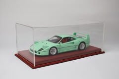 LYRD BOX - 1:18 ÖLÇEK - TERRAKOTA KIRMIZI SERGİLEME STANDI - (KIRMIZI DİKİŞ) LY152