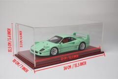 LYRD BOX - 1:18 ÖLÇEK - WINE KIRMIZI SERGİLEME STANDI - (GRİ DİKİŞ) LY153