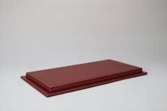 LYRD BOX - 1:18 ÖLÇEK - WINE KIRMIZI SERGİLEME STANDI - (GRİ DİKİŞ) LY153