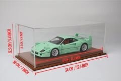 LYRD BOX - 1:18 ÖLÇEK - KARAMEL KAHVE SERGİLEME STANDI - (GRİ DİKİŞ) LY154