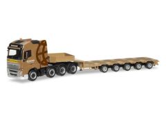 1/87 Volvo FH GL low boy semitrailer *Rensink NL*, brown