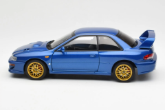 1/18 AUTOart Subaru Impreza 22B Upgraded Version Blue With Gold Wheels