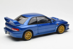 1/18 AUTOart Subaru Impreza 22B Upgraded Version Blue With Gold Wheels
