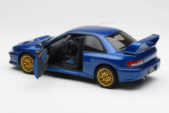 1/18 AUTOart Subaru Impreza 22B Upgraded Version Blue With Gold Wheels