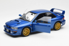 1/18 AUTOart Subaru Impreza 22B Upgraded Version Blue With Gold Wheels