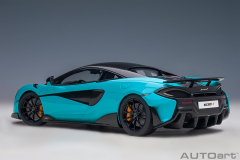 1/18 AUTOart McLaren 600LT (Fistral Blue) - 76083