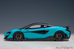 1/18 AUTOart McLaren 600LT (Fistral Blue) - 76083