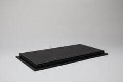 LYRD BOX - 1:18 ÖLÇEK - ANTRASIT KOYU GRİ SERGİLEME STANDI - (GRİ DİKİŞ) LY156