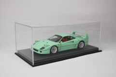 LYRD BOX - 1:18 ÖLÇEK - ANTRASIT KOYU GRİ SERGİLEME STANDI - (GRİ DİKİŞ) LY156