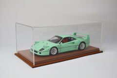 LYRD BOX - 1:18 ÖLÇEK - KONYAK KAHVE SERGİLEME STANDI - (GOLD DİKİŞ) LY157