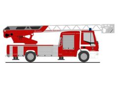 1/87 Iveco Magirus DLK Feuerwehr Halle/Saale, red