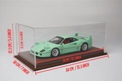 LYRD BOX - 1:18 ÖLÇEK - TAUPE KAHVE SERGİLEME STANDI - (BAKIR DİKİŞ) LY158
