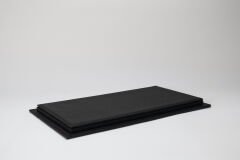 LYRD BOX - 1:18 ÖLÇEK - PERFORE GRAFİT SİYAH SERGİLEME STANDI - (SİYAH DİKİŞ) LY159