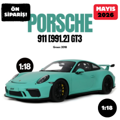 Ön Sipariş - 1/18 GT-SPIRIT - PORSCHE - 911 991-2 GT3 COUPE 2018 - GT550