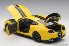 1/18 AUTOART Ford Mustang Shelby GT-350R (Triple Yellow) with Black Stripes - 72932
