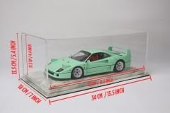 LYRD BOX - 1:18 ÖLÇEK - MARBLE GREY SERGİLEME STANDI - (YEŞİL DİKİŞ) LY160