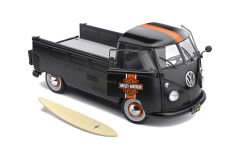 SOLIDO - VOLKSWAGEN - T1 PICK-UP HARLEY DAVIDSON CUSTOM 1950