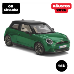 Ön Sipariş - 1/18 MINICHAMPS MINI COOPER SE IN BRITISH RACING GREEN DEALER EDITION- 80435B5CFC1