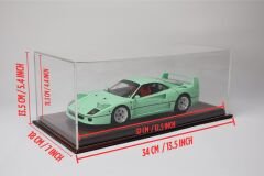LYRD BOX - 1:18 ÖLÇEK - Antique Bordeaux SERGİLEME STANDI - (GRİ DİKİŞ) LY161