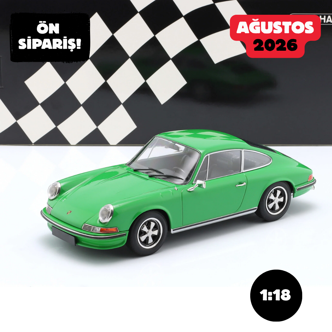 Ön Sipariş - 1/18 MINICHAMPS Porsche 911 S year 1972 green - 155063001