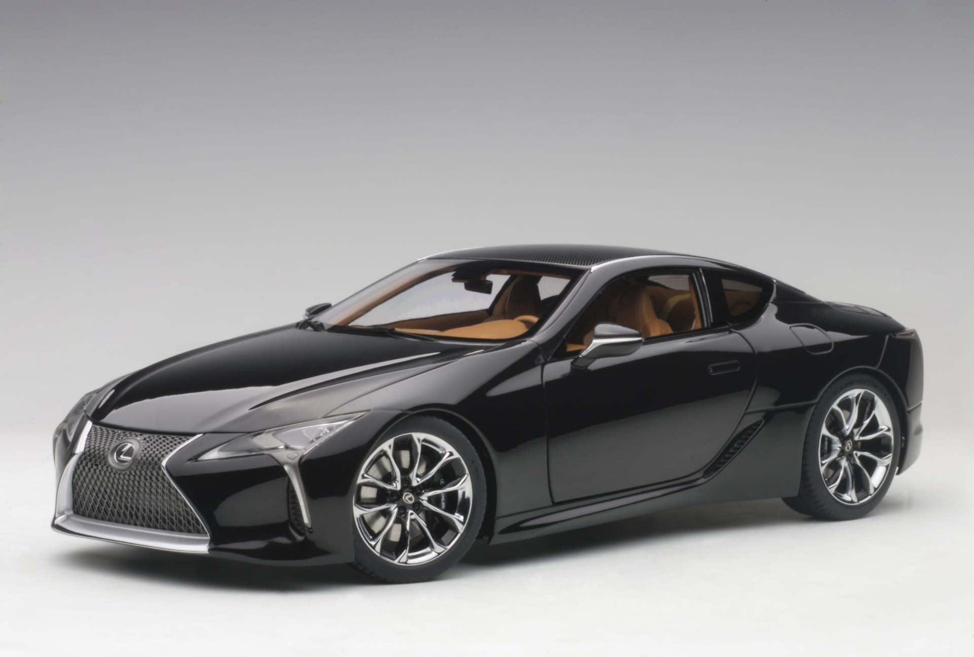 1/18 AUTOART Lexus LC 500 (Black/Brown interior) - 78849