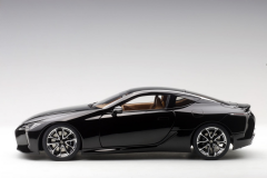 1/18 AUTOART Lexus LC 500 (Black/Brown interior) - 78849