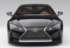 1/18 AUTOART Lexus LC 500 (Black/Brown interior) - 78849