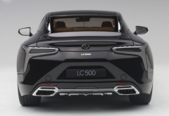 1/18 AUTOART Lexus LC 500 (Black/Brown interior) - 78849