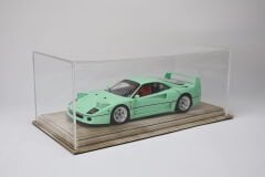 LYRD BOX - 1:18 ÖLÇEK - Desert Beige SERGİLEME STANDI - (SİYAH DİKİŞ) LY162