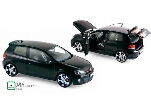 2009 Volkswagen Golf GTI, black