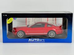 1/18 AUTOART FORD MUSTANG SHELBY GT500 COBRA RED AUTO SHOW VERSION 73051