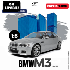 Ön Sipariş - 1/8 GT-SPIRIT - BMW - 3-SERIES M3 (E46) COUPE 2003 - CON VETRINA WITH SHOWCASE - GTS801501