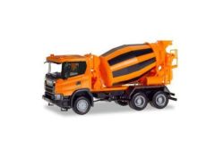 1/87 Scania CG 6x6 Concrete Mixer, orange/black