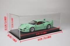 LYRD BOX - 1:18 ÖLÇEK - Pure Blackline SERGİLEME STANDI - (GOLD DİKİŞ) LY167