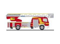 1/87 Mercedes Benz Atego DLK 32 Feuerwehr Weilheim, red