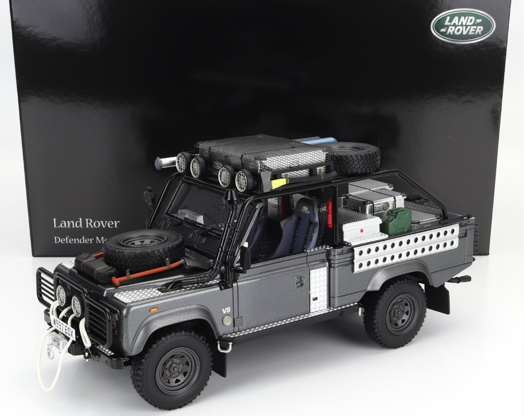 KYOSHO - LAND ROVER - DEFENDER 90 PICK-UP 2001 - LARA CROFT - TOMB RAIDER - ANGIOLINA JOLIE - MOVIE