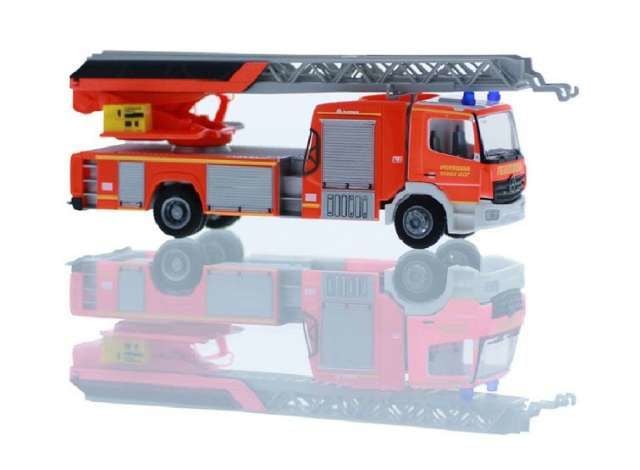 1/87 Mercedes Benz Atego Mag. DLK Feuerwehr Hof, red