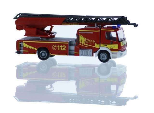1/87 Mercedes Benz Atego Mag. DLK Feuerwehr Burghausen, red