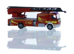 1/87 Mercedes Benz Atego Mag. DLK Feuerwehr Burghausen, red