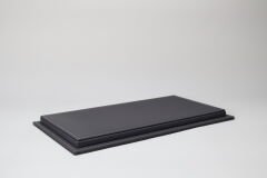 LYRD BOX - 1:18 ÖLÇEK - Carbon Ash Grey SERGİLEME STANDI - (GRİ DİKİŞ) LY170